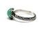 8mm Chrysoprase 925 Antique Sterling Silver Ring by Salish Sea Inspirations product 2